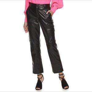 NWT APT. 9 faux leather cargo pant Final price